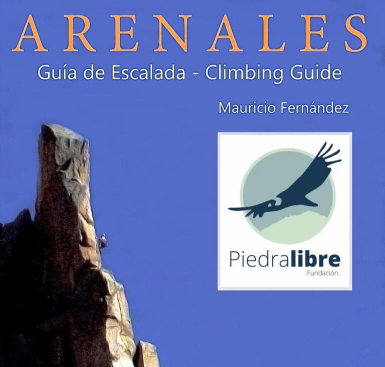 portada de guía de escalada Arenales por Mauricio Fernandez